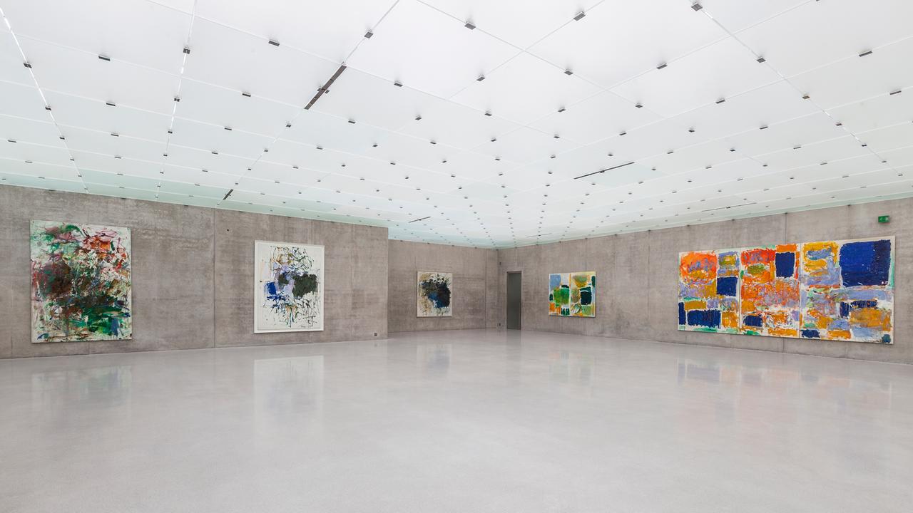 Blick in die Joan-Mitchell-Retrospektive im Kunsthaus Bregenz