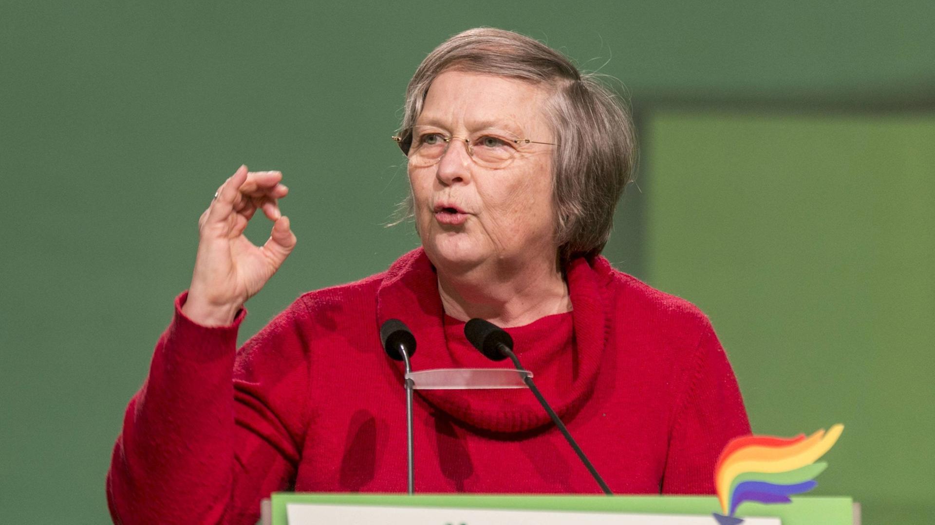 Bärbel Höhn auf dem Bundesparteitag der Grünen 2014