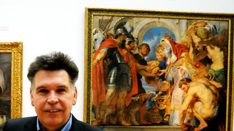 Gerhard Finckh, Direktor des Wuppertaler  Von der Heydt-Museums, aufgenommen in einer Rubens-Ausstellung im Oktober 2012
