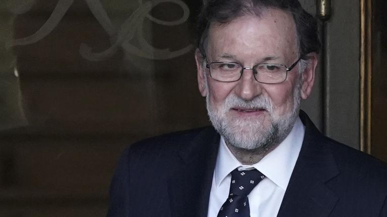 Porträt von Mariano Rajoy, Ex-Ministerpräsident Spaniens bis 2018