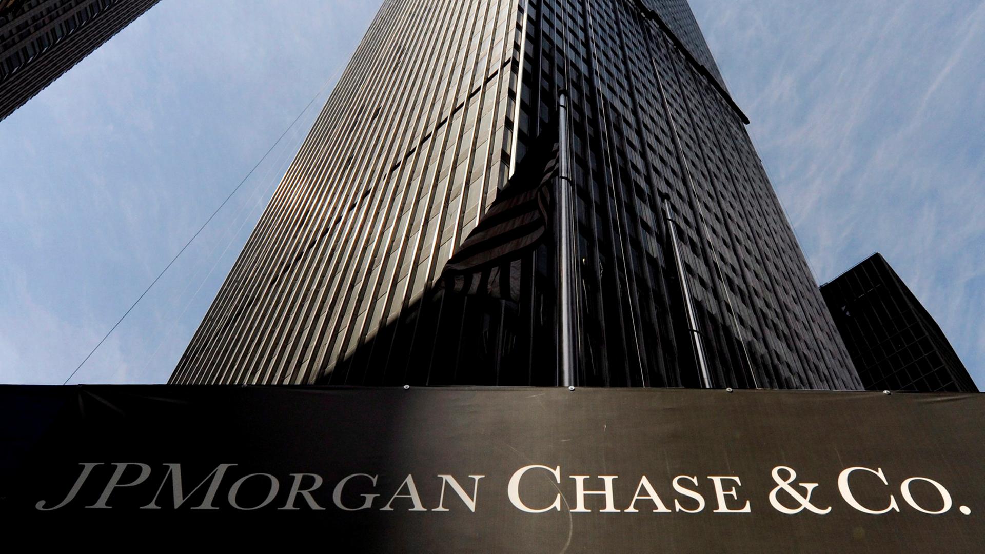 Bankgebäude von JPMorgan Chase in New York