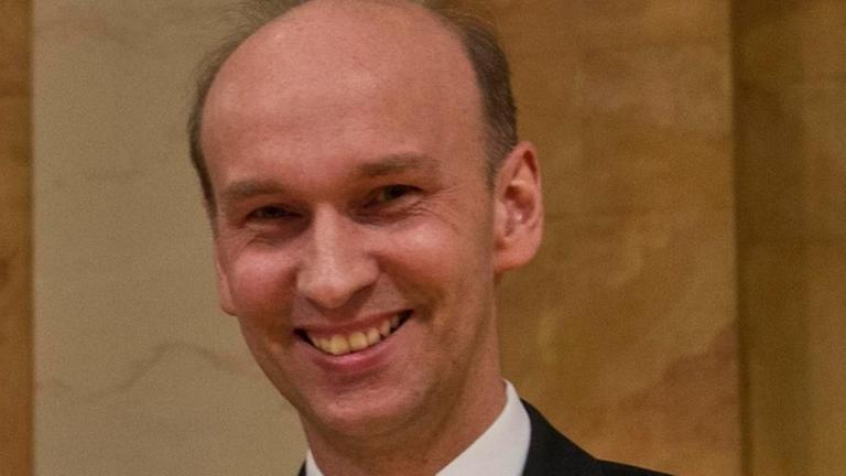 Arnulf Quadt, Professor für Kern- und Teilchenphysik an der Universität Göttingen, Porträt, lächelnd.