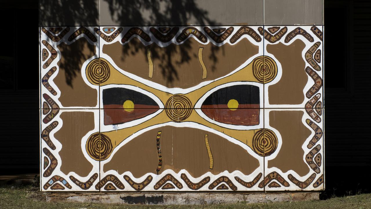Kunstwerk von Ureinwohner Australiens