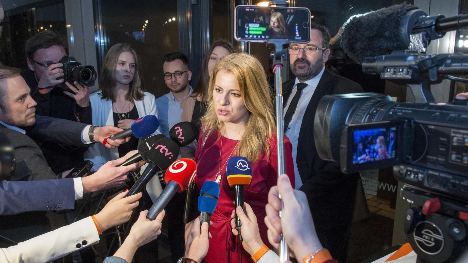 Zuzana Caputova am 16.03.2019