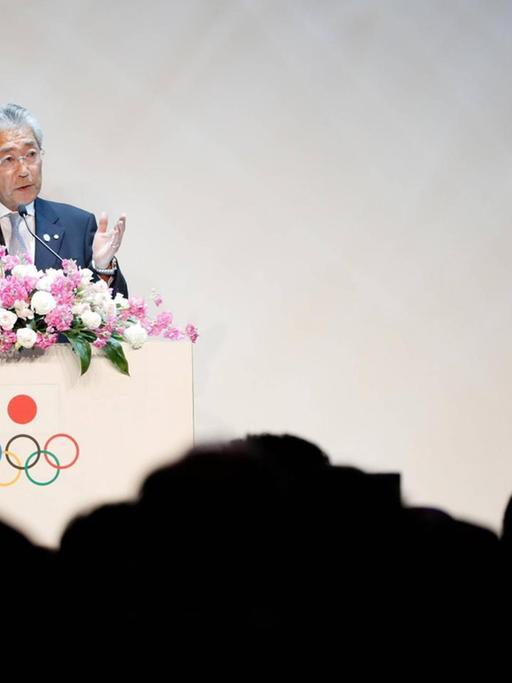 Japans NOK-Chef Tsunekazu Takeda wies die Vorwürfe zurück: Er sei an keinem Fehlverhalten beteiligt gewesen.