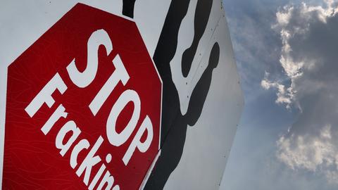 Der Widerstand in der Bevölkerung gegen das umstrittene Fracking ist groß, wie hier in Brünen am Niederrhein.