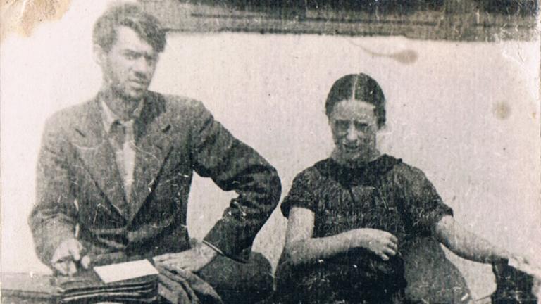 Rosa und Pavel Zaltsman im Sommer 1939