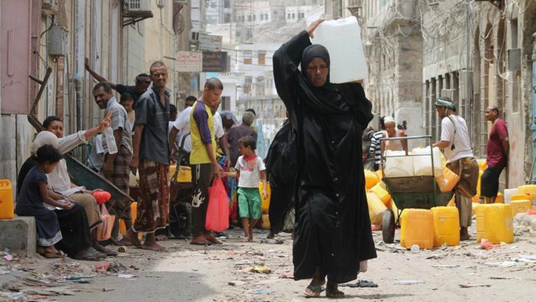 In der vergangenen Woche wurden die Huthi-Rebellen aus Aden vertrieben.