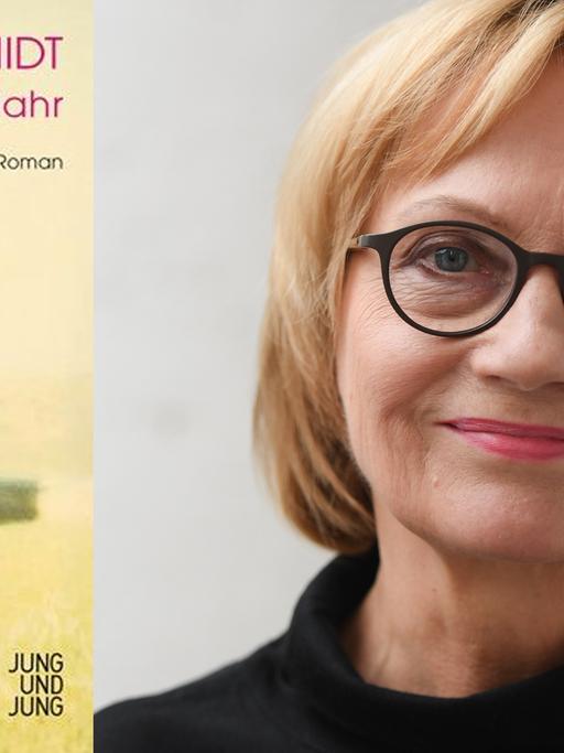 Buchcover und Autorin: Eva Schmidt: "Ein langes Jahr"
