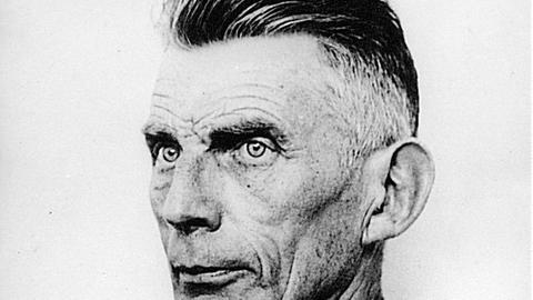 Undatiertes Porträt des irischen Dramatikers und Erzählers Samuel Beckett (1906-1989). Er erhielt 1969 den Nobelpreis für Literatur und wurde vor allem durch seine Stücke z.B. "Warten auf Godot" (1952) weltbekannt.