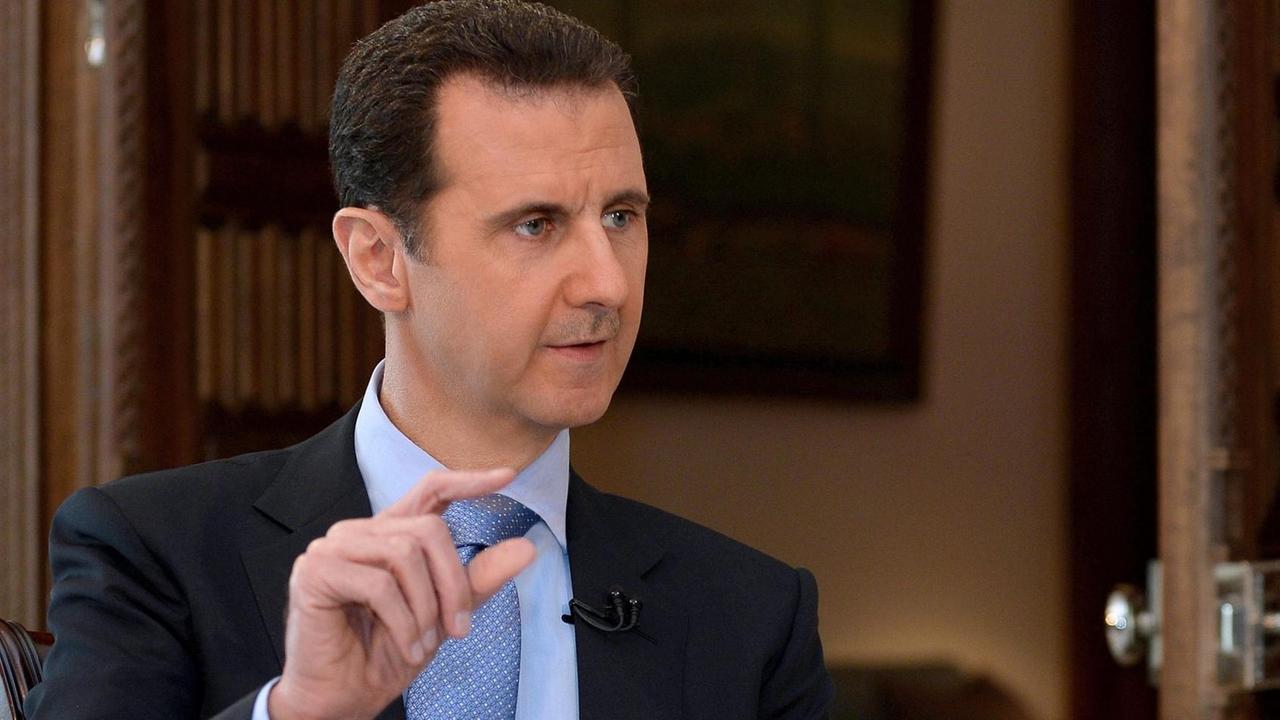 Baschar al-Assad, hier im Interview mit "France 2" im April 2015