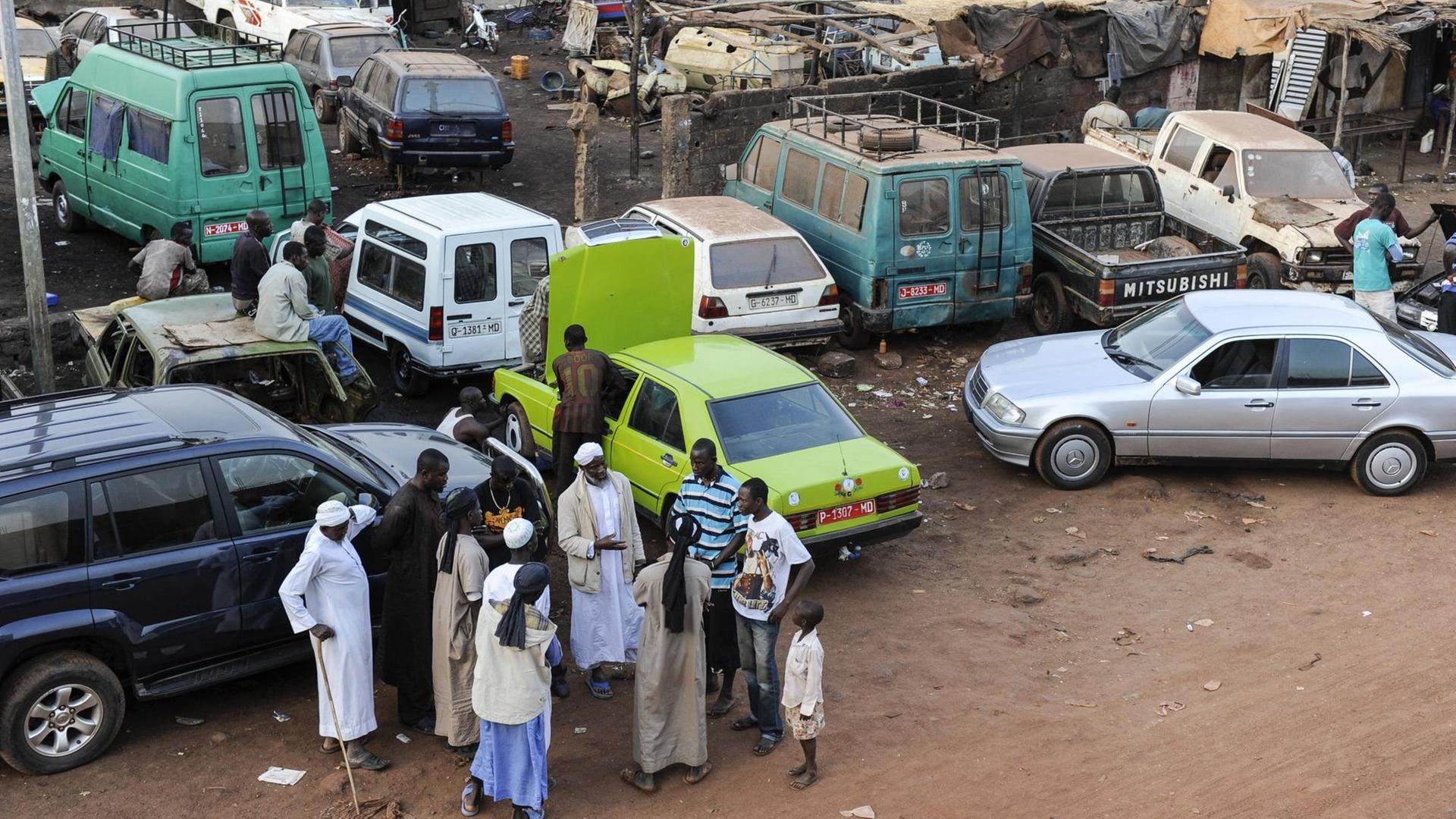 Autowerkstatt in Bamako, Mali