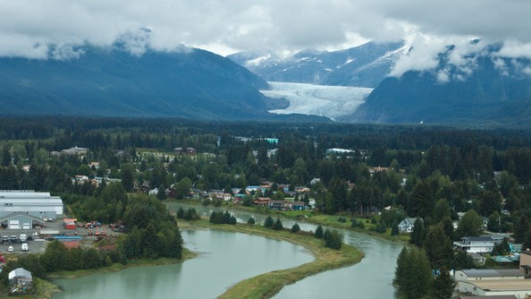 Junaeu, die Hauptstadt von Alaska