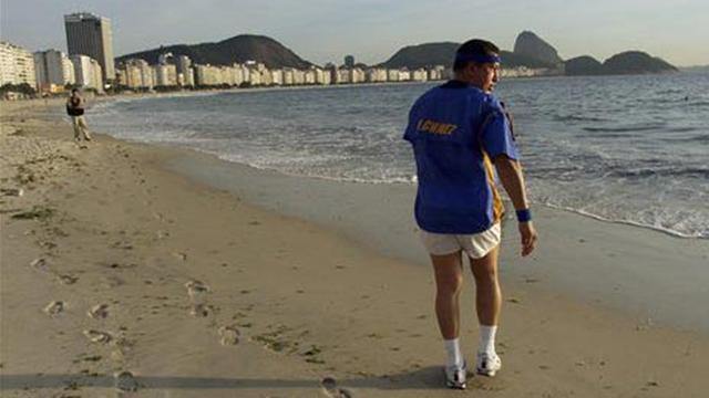Kicken an der Copacabana