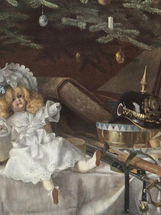 "Am Weihnachtsmorgen" von Julius Viktor Carstens (ca. 1905)