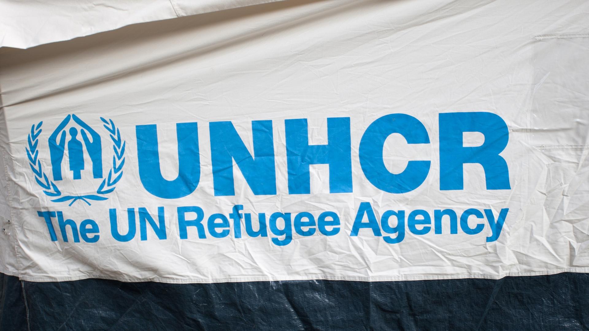 Ein Flüchtlingszelt des UNHCR.