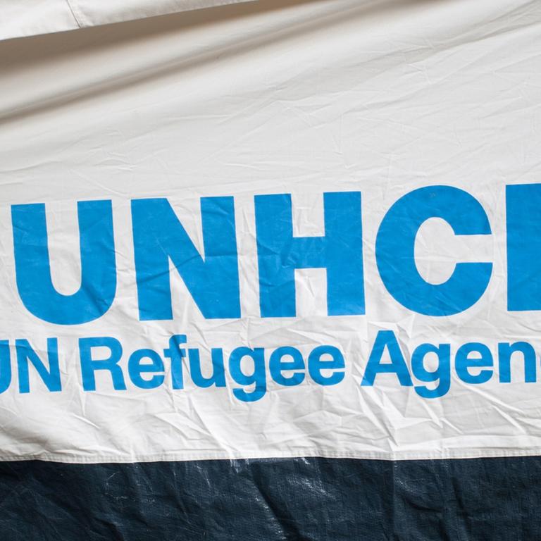 Ein Flüchtlingszelt des UNHCR.