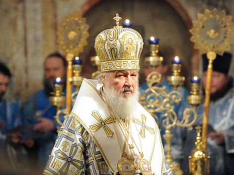 Patriarch Kyrill I. der russisch-orthodoxen Kirche besucht Polen.