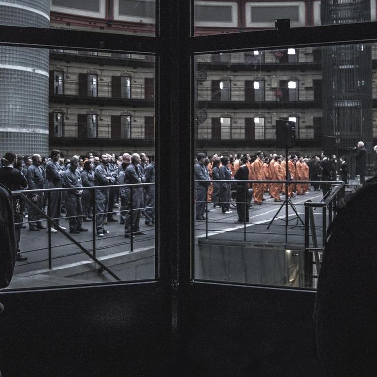 Das Ausbruchspiel Prison Escape in einem echten Gefängnis im niederländischen Breda