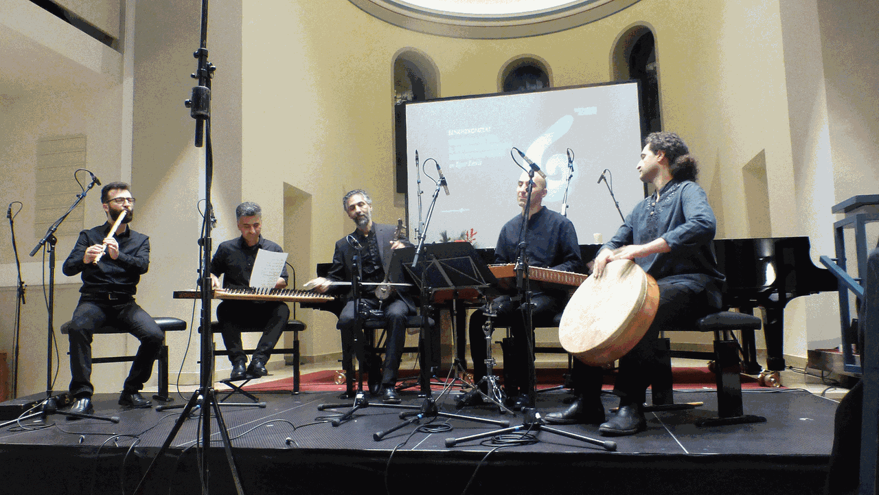 Das Nouruz Ensemble beim Festkonzert zum 5. Internationalen Beethovenpreis in der Godesberger Erlöserkirche am 6.12.2019