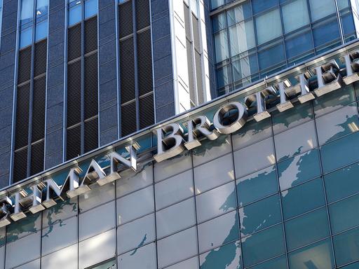 Geschäftssitz der Bank "Lehman Brothers" im Jahr 2008 - die Insolvenz brachte die weltweiten Finanzmärkte an ihre Grenzen.