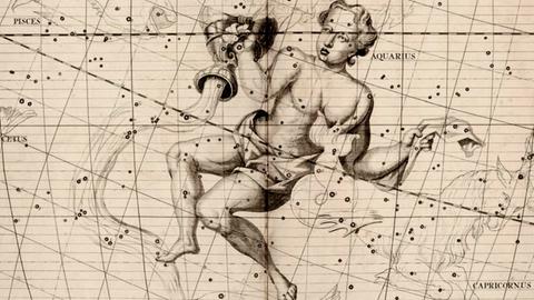Künder eines noch fernen Zeitalters: Der Wassermann (Aquarius) in einer historischen Darstellung