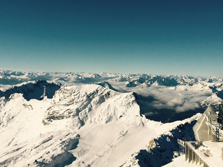 Panorama von der Zugspitze