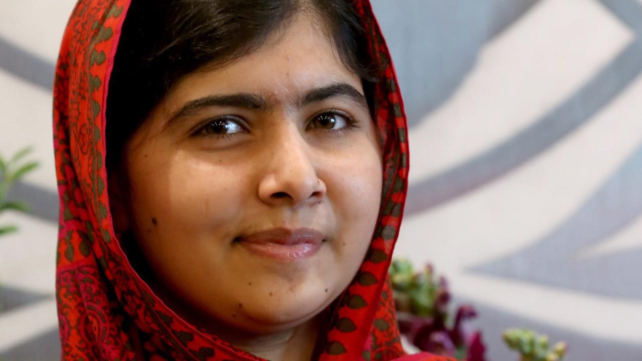 Die Preisträgerin Malala Yousafzai 