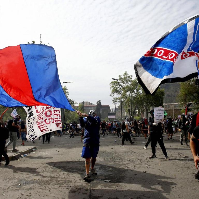 Santiago de Chile im Oktober 2019.