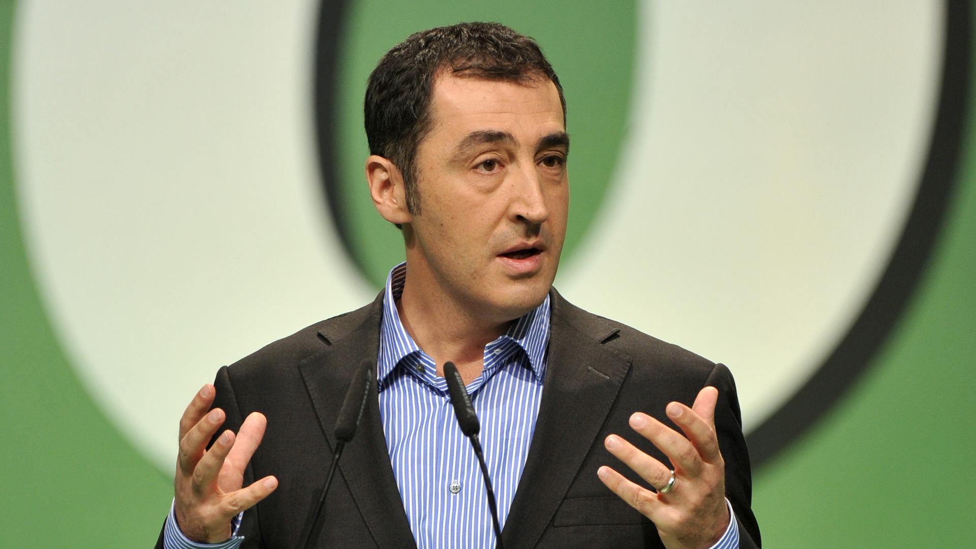 Grünen-Chef Cem Özdemir beim Parteitag