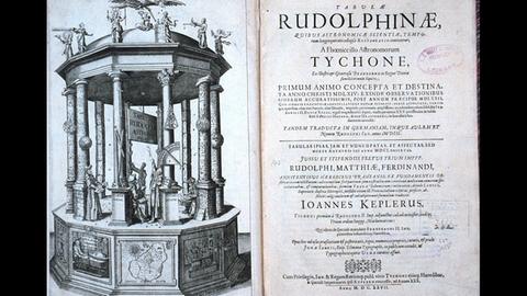 Titelblatt der Rudolfinischen Tafeln.