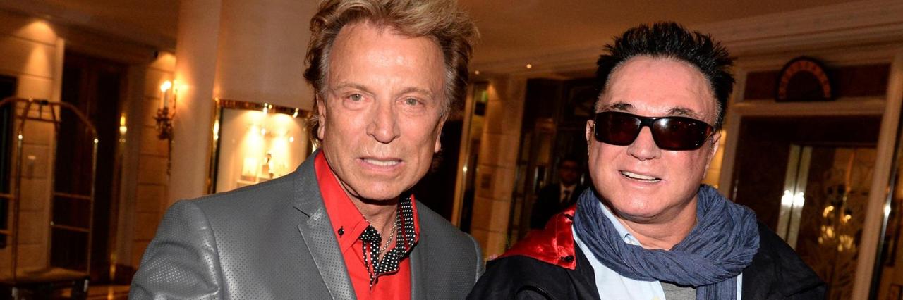 Siegfried und Roy (r.) bei einem Besuch in München 2013