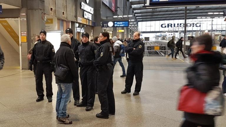 Polizeikontrollen am Münchner Hauptbahnhof