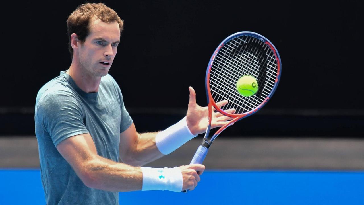 Andy Murray am 10. Januar in Melbourne