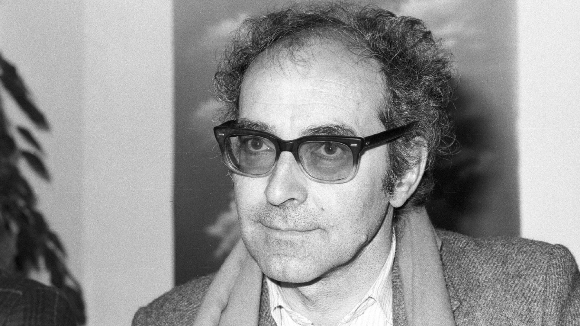Jean-Luc Godard im Februar 1985 bei den Filmfestspielen in Berlin.
