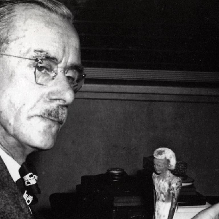 Der Schriftsteller Thomas Mann in den 1940er-Jahren