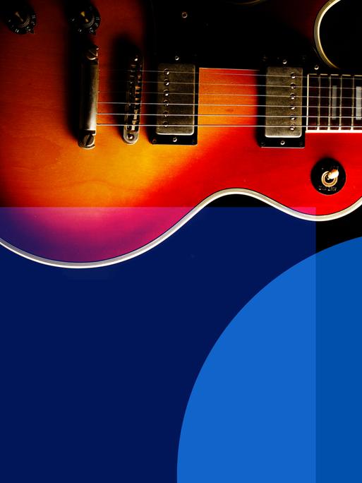 Eine elektrische Gitarre