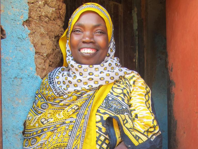 Die Hebamme Aisha Juma arbeitet im größten Slum Afrikas in Kenia.