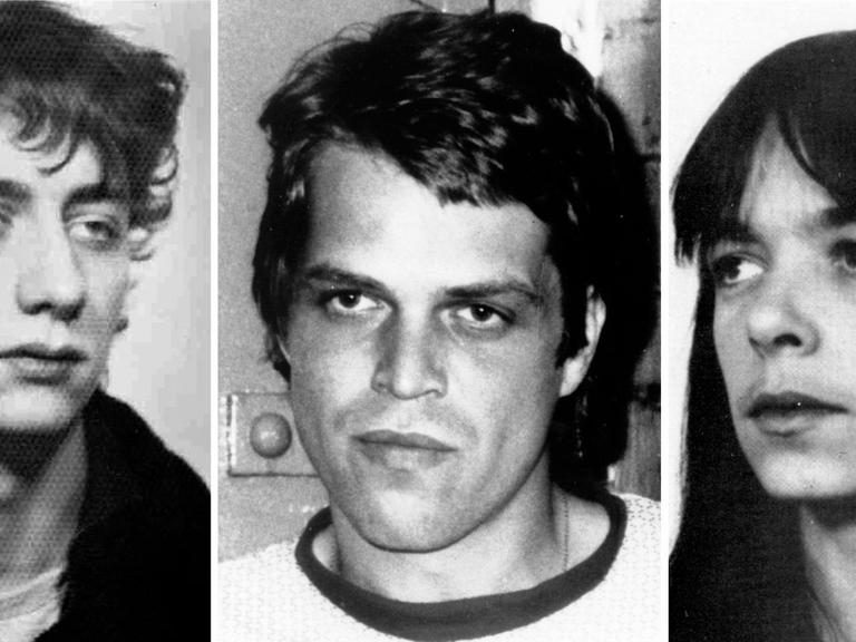 Die undatierten Fahndungsfotos des BKA zeigen die gesuchten Ex-RAF-Terroristen Burkhard Garweg, Ernst-Volker Wilhelm Staub und Daniela Klette.