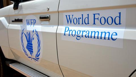 Fahrzeug des Welternährungsprogamms der Vereinten Nationen