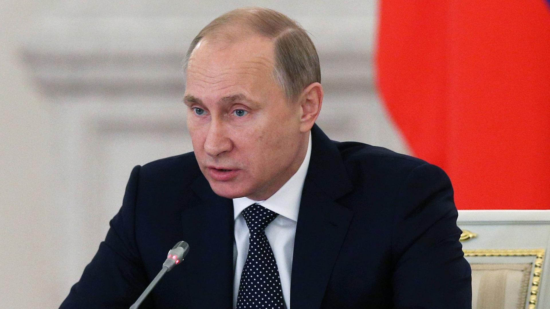 Der russische Präsident Wladimir Putin im Kreml.