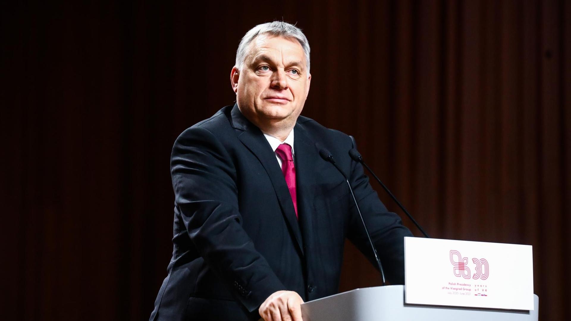 Der Minister-Präsident von Ungarn, Viktor Orban