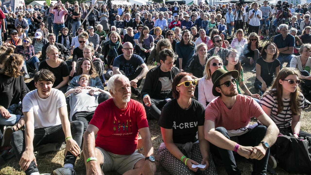 Das Politik-Festival Folkemøde auf der dänischen Insel Bornholm, 2017