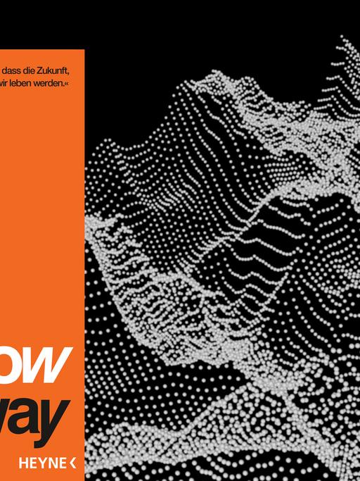 Cover von dem Science-Fiction-Roman "Walkaway", im Hintergrund eine durch den Computer geschaffene abstrakte Landschaft.
