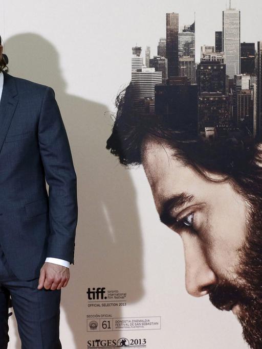 Der US-Schauspieler Jake Gyllenhaal bei der Premiere von "Enemy" am 20.3.2014 in Madrid