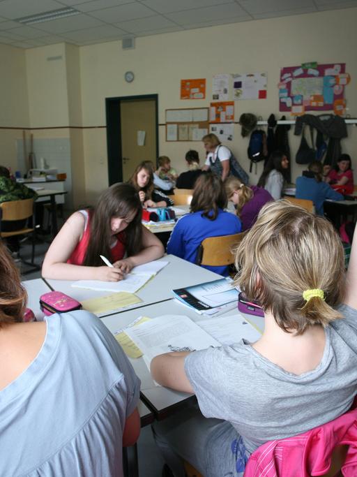 Unterricht an der Heinz-Brandt-Sekundarschule in Berlin-Weißensee.