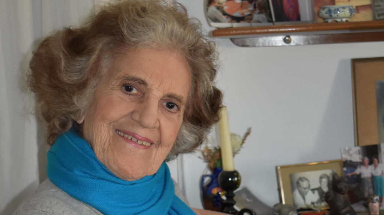 Gisela Brunnehild, Bewohnerin des deutsch-jüdischen Hochhauses "Vida Linda" in Buenos Aires