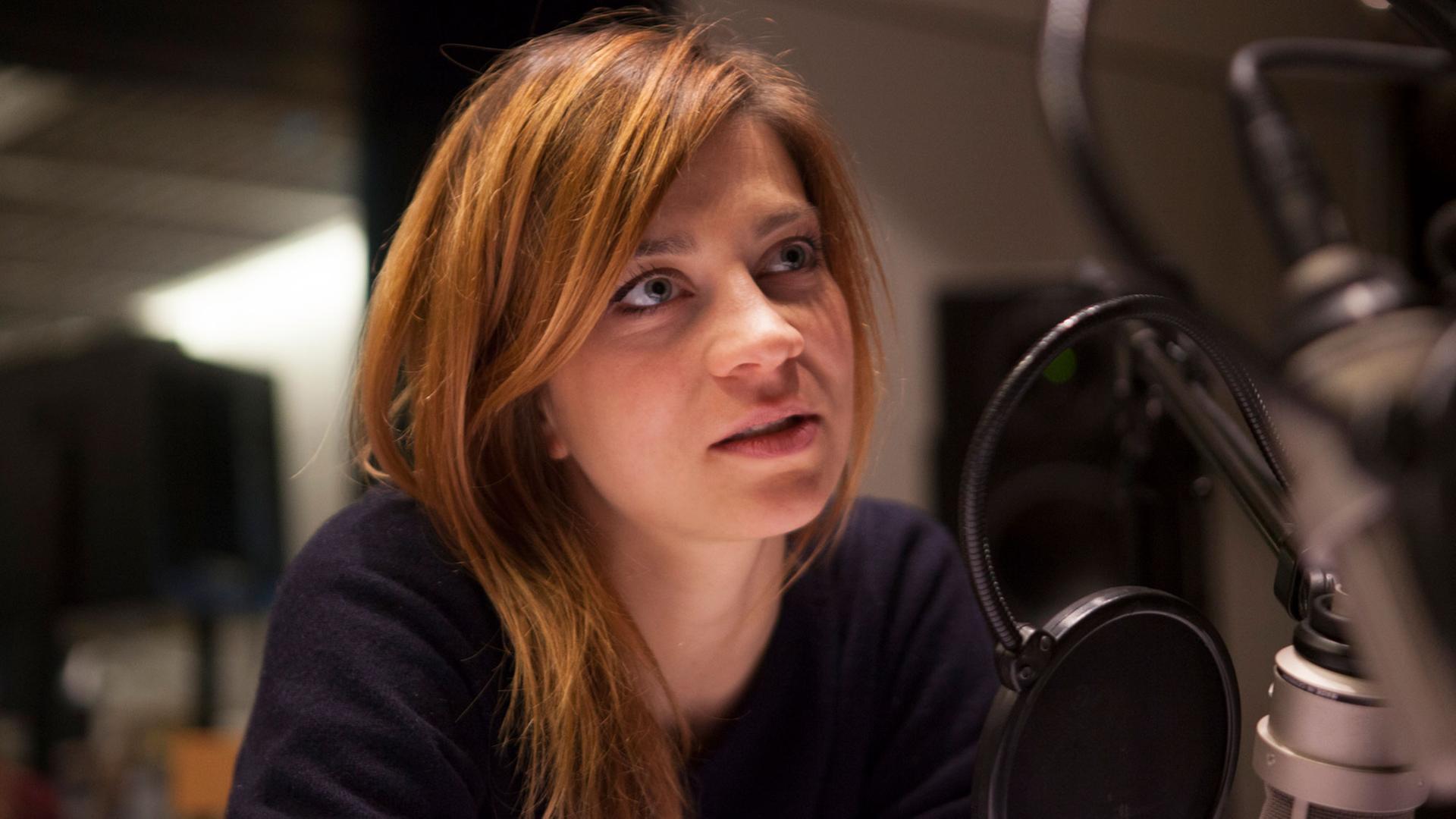 Claudia Eisinger in unserem Studio.