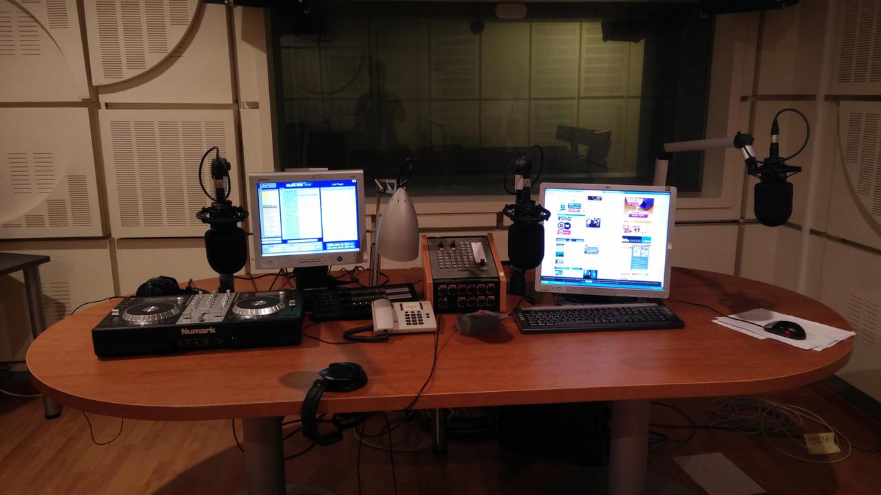 Studio in der Staatlichen Rundfunkanstalt ERT