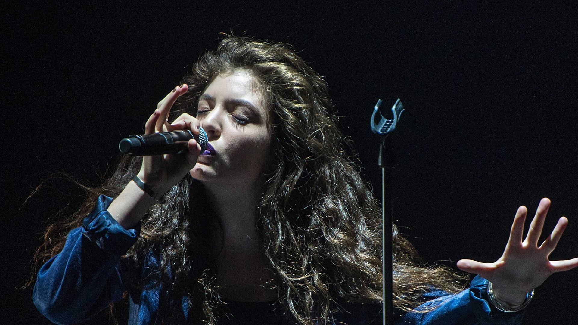 Die neuseeländische Sängerin Lorde